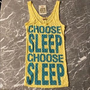 Juicy cloture sleep ware tank top